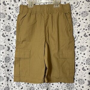 Place Tan Cargo Shorts with Elastic Waistband